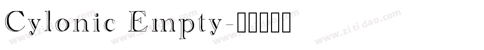 Cylonic Empty字体转换